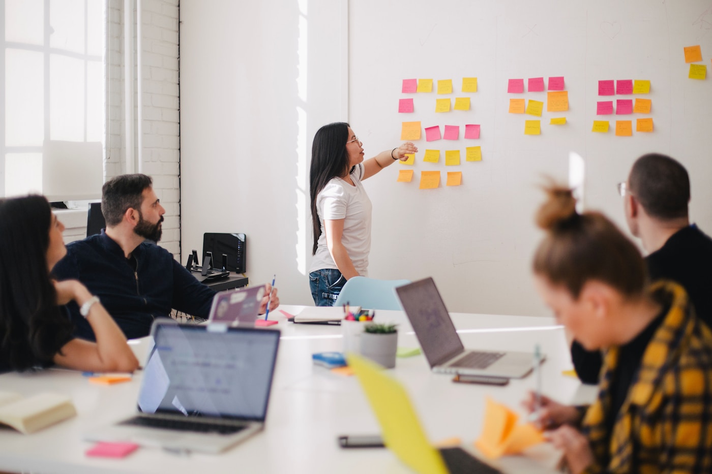 Small business team planning a technology strategy